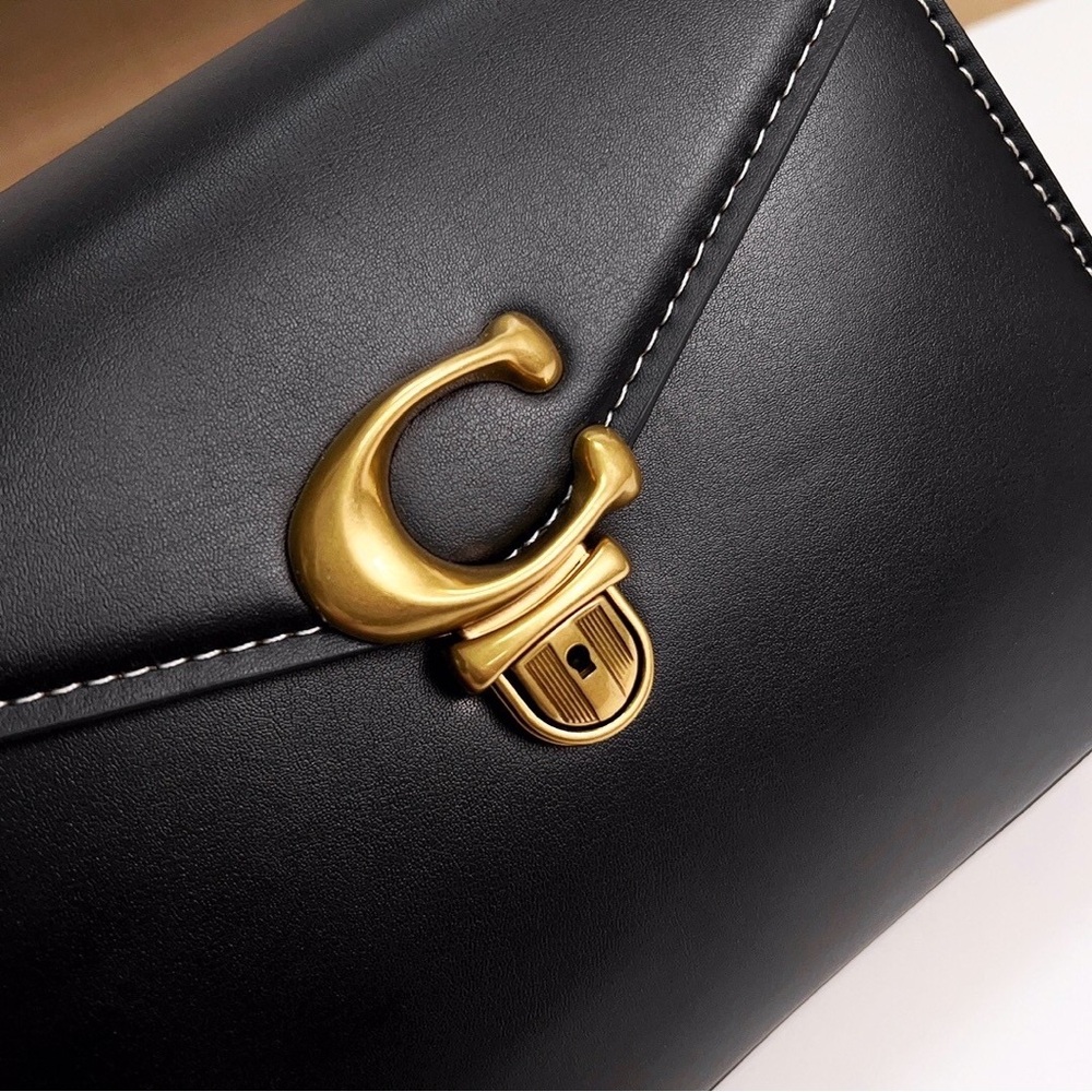 COACH Sammy Top Handle Satchel in Smooth Leather - Picture 6 of 9
